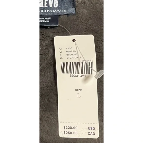 Anthropologie Kerry Reversible Faux Fur Coat NWT - L and XL - Picture 13 of 15